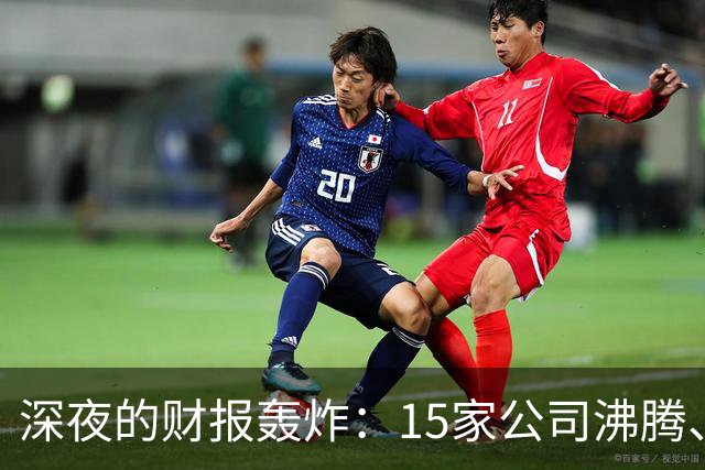 深夜的财报轰炸：15家公司沸腾、3家犹豫，别被雷电劈了！